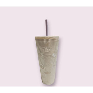 Starbucks 2023 Spring Pearl White 24oz Mermaid Venti Tumbler New